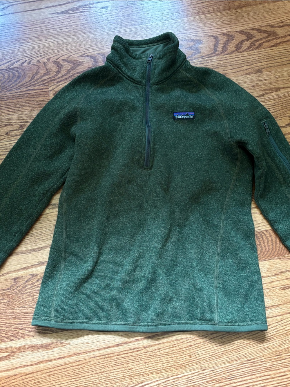 Patagonia Women's Green Half-Zip Fleece Pullover